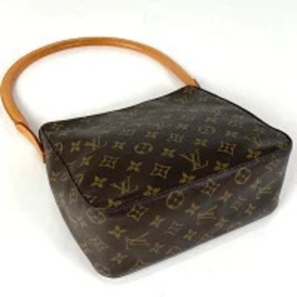 Louis Vuitton Shoulder Looping Brown Bag Monogram Brown